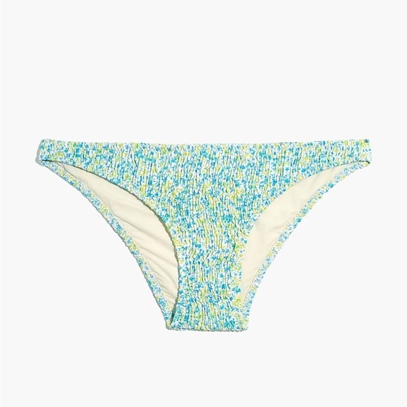 Solid & Striped® Rachel Smocked Bikini Bottom in Painted Ditsy Floral NWT - Picture 2 of 6